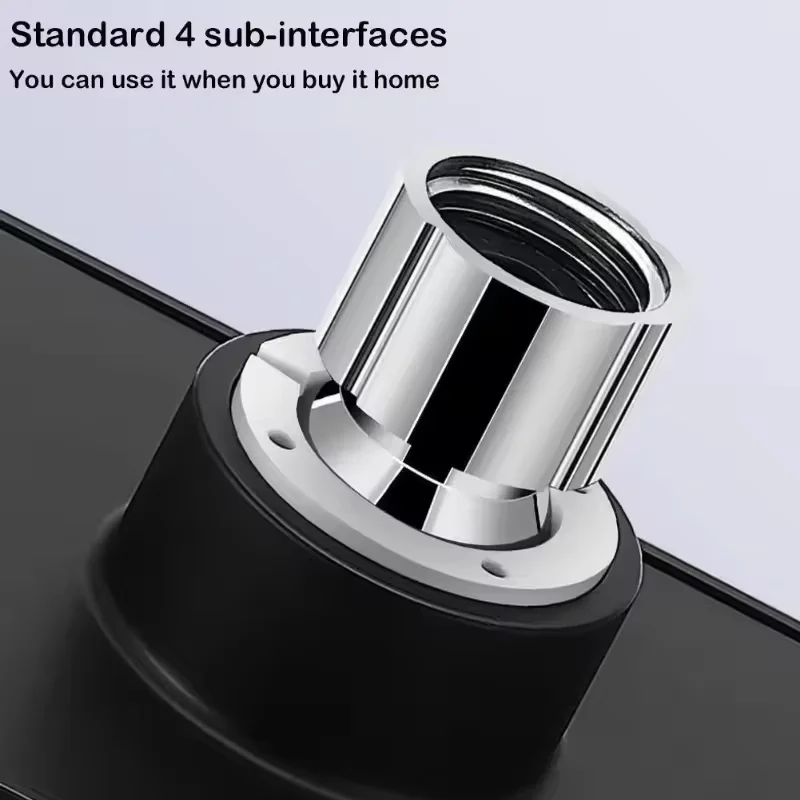 360 °   Cabezal de ducha con pulverizador superior presurizado Mini envolvente, cabezal de ducha de lluvia de agua grande, accesorios de baño para el hogar, Universal - imagen 5
