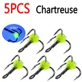 5pcs Chartreuse