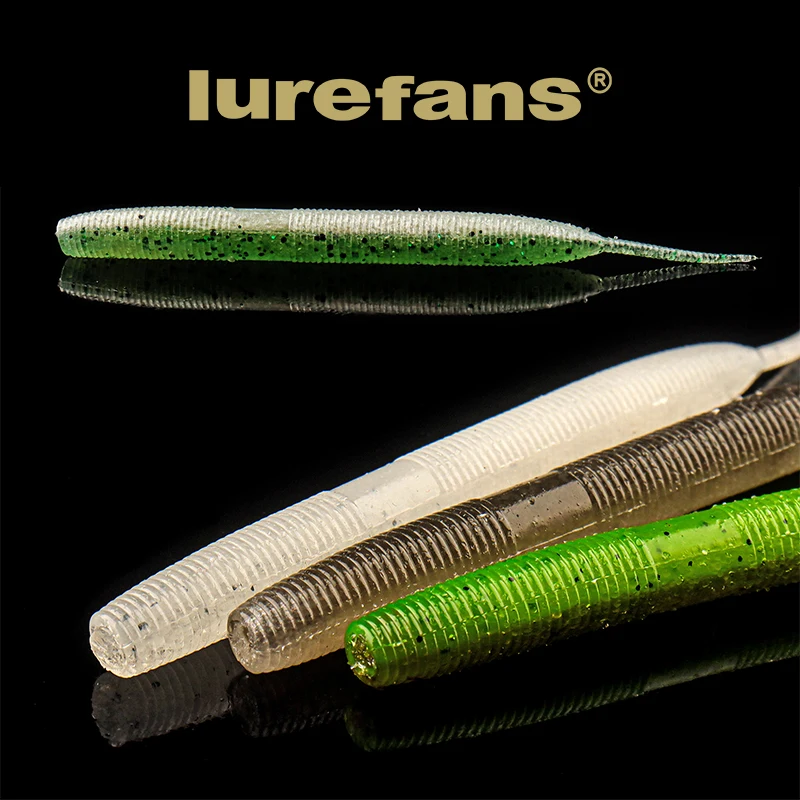 8 Uds Lurefans SENKO competición fideos gusano hundimiento señuelo de pesca suave 76,2mm/3,7g artificia trajes de cebo falso de alta gravedad específica - imagen 5