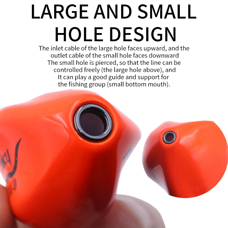 ZYZ-flotador de pesca de natación completa, Bobber móvil Abo, anticolisión ABS, boya de pesca en roca de mar, boya de pesca de agua dulce y salada - imagen 4