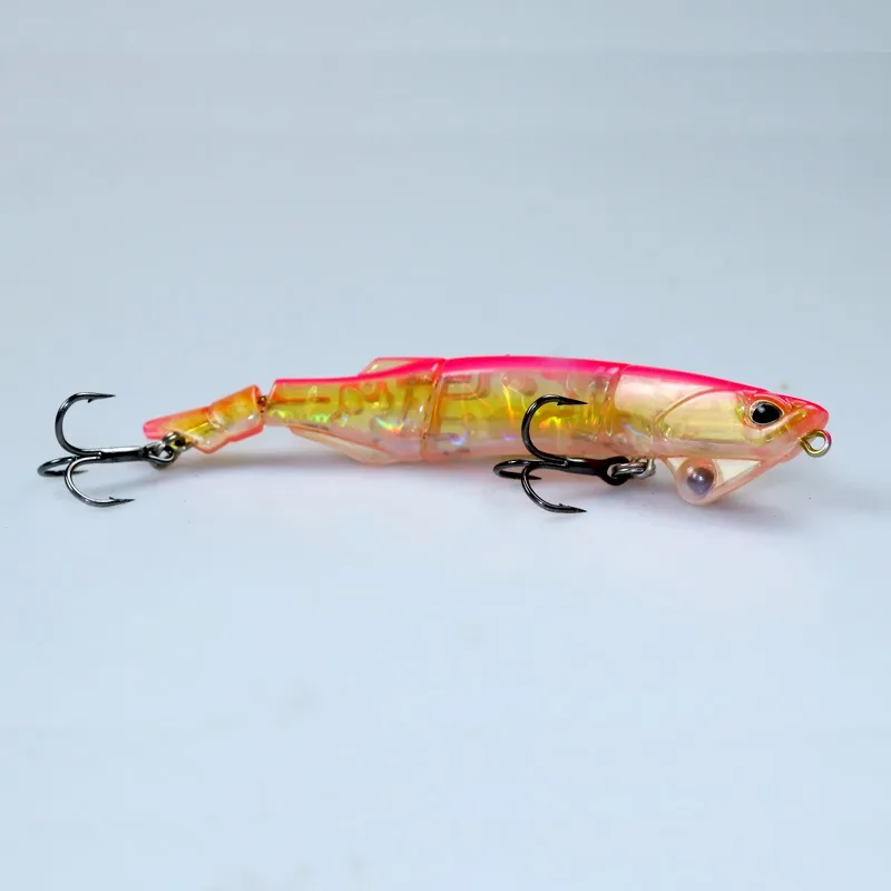 Swimbait articulado profesional, 90mm, 6g, lápiz que se hunde, señuelo de pesca para caminar al perro, cebo duro Artificial para Lucio, lubina, aparejos de perca