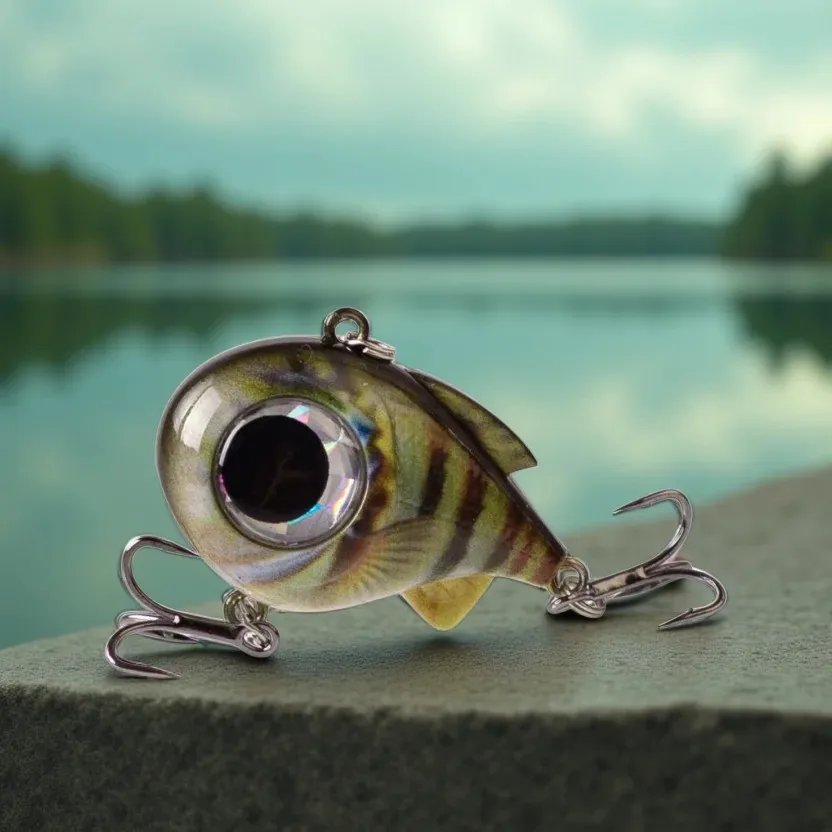Hanlin Big Eyes VIB – Señuelo hundimiento rápido con sonido para lucio