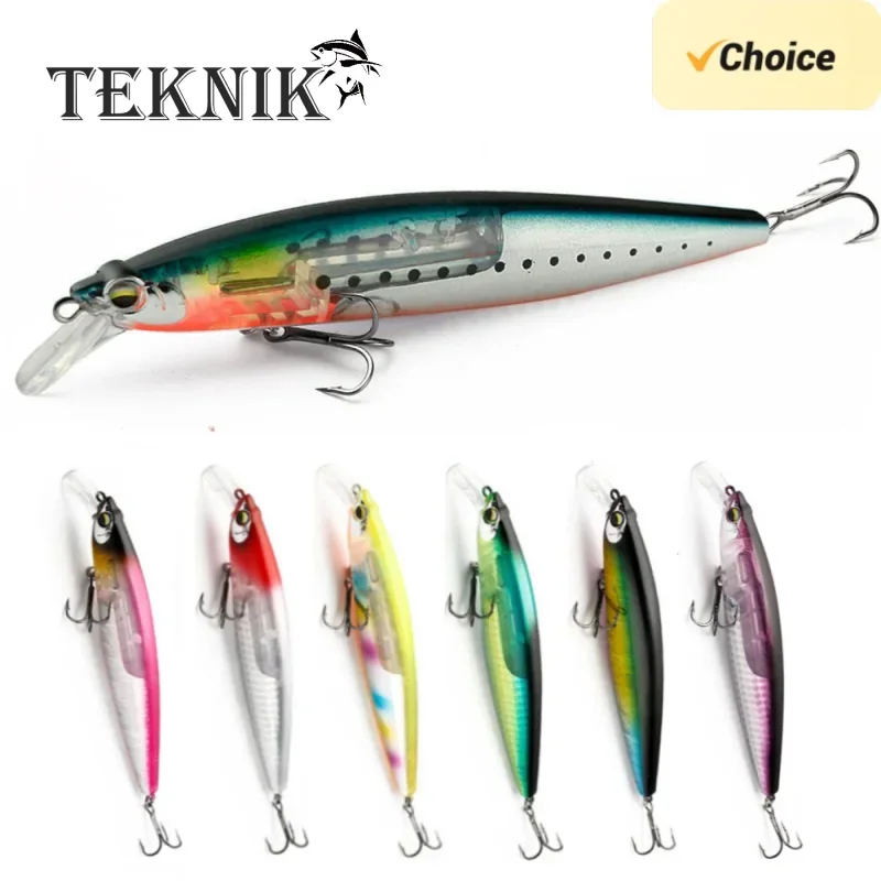 Japón asesino poco profundo 120mm 18,5g señuelo de pesca de pececillo de fundición hoja Flash peso de tungsteno lubina Wobblers Jeribaits flotantes - imagen 2