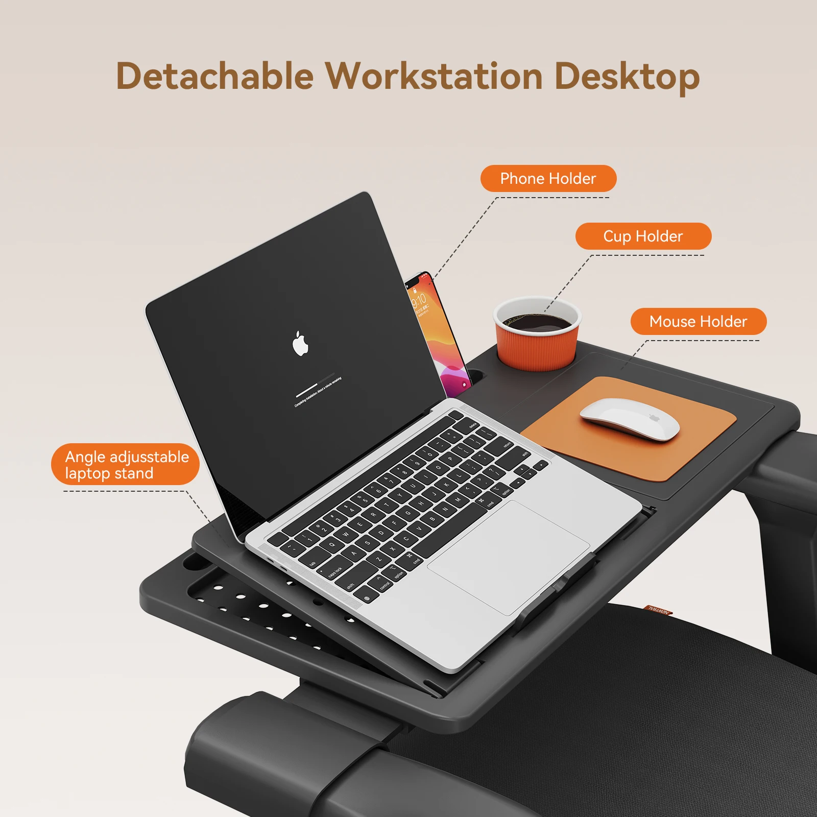 Newtral Mesa extensible para sillas ergonómicas serie MagicH - imagen 2
