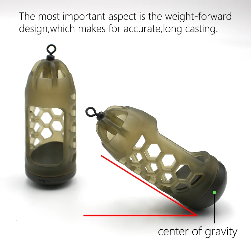 Aparejos de pesca de carpa, jaula de cebo 30/40/50G, jaula de cebo de liberación rápida, cesta, método de cebo, jaula alimentadora, accesorios de aparejos de pesca, 1 ud. - imagen 2