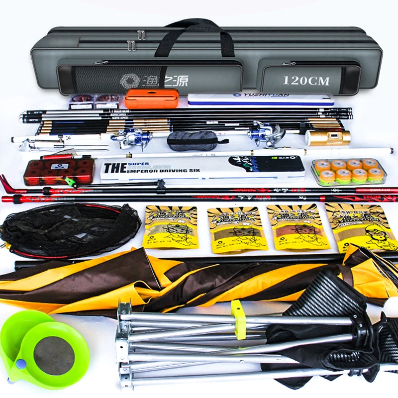 Bolsa para caña de pescar no plegable, estuche rígido de 80/90/100/120/125CM, gran capacidad, carrete de caña de pescar, bolsas de almacenamiento de herramientas de pesca - imagen 5