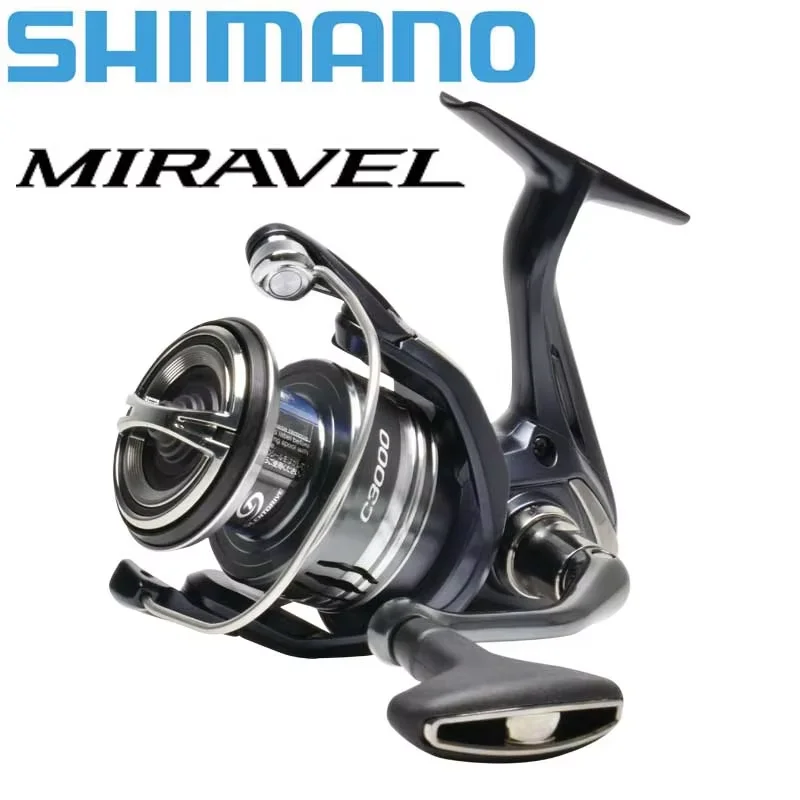 SHIMANO-carrete de pesca giratorio MIRAVEL, 5 + 1BB, 5,0: 1/6, relación 2:1, carrete de Metal, potencia de 3-11KG, HGN, carretes de pesca en agua salada - imagen 5
