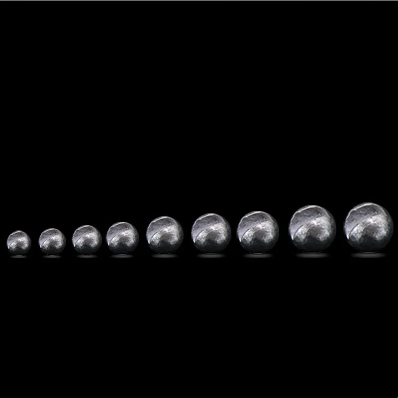 Peso de plomo para pesca, plomo de 0,2g-2g, accesorios de señuelo, Clip para morder, cables redondos, línea de tracción, bolsa de 20-50 piezas - imagen 5