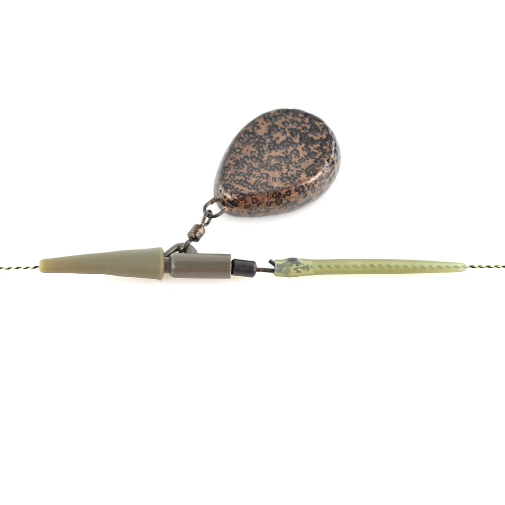 Clips de plomo de seguridad para pesca de carpa, 20 unidades, Clips a presión de cambio rápido para aparejos de pesca de carpa, AG032 - imagen 5