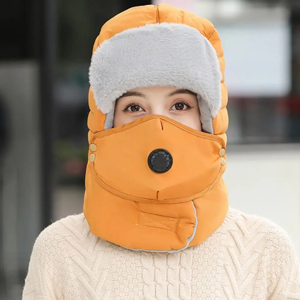 Moda con gafas antiniebla gorro de cazador térmico a prueba de frío gorros gruesos a prueba de viento gorros de ciclismo invierno cálido - imagen 2