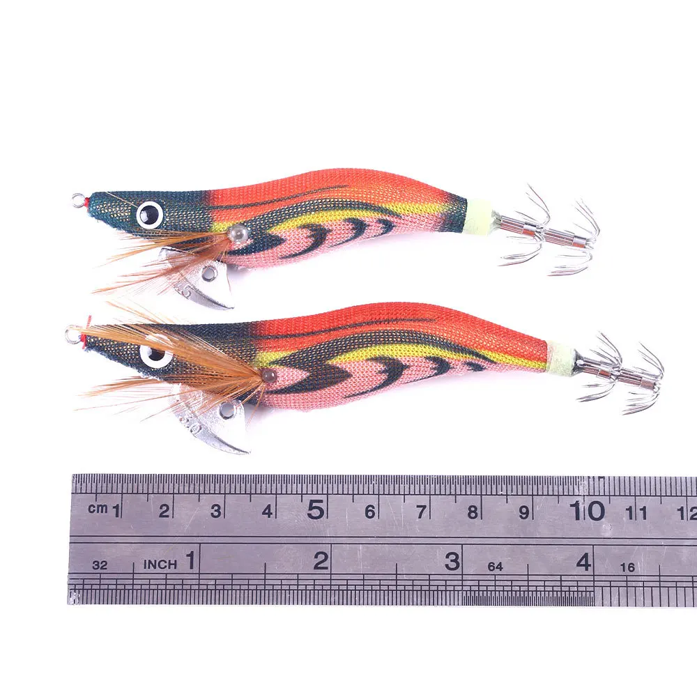 Cebo duro Artificial, plantilla de calamar luminosa, señuelo de pesca de mar, pulpo, 12,2-14,2g, camarones, sepia, aparejo de calamar, aparejos de pesca japoneses - imagen 3