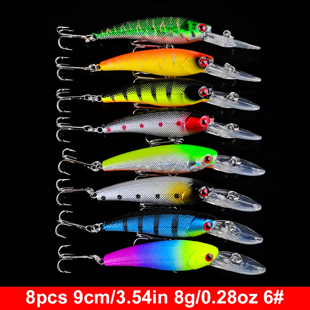 Proberos 16/22/25/43 piezas Juego de señuelos de pesca de agua salada premium con anzuelos triples de acero con alto contenido de carbono - imagen 3