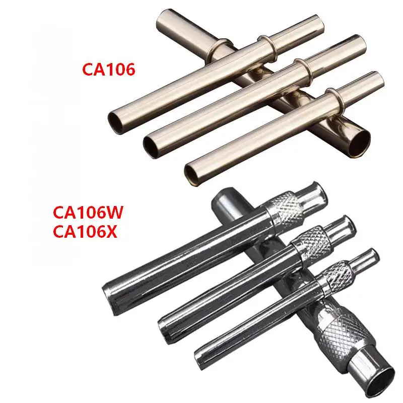 CA106 CA106W CA106X 1 pieza conector de sección de pesca inoxidable tubo interior y tubo exterior inserción libre o con tuerca de bloqueo o pestillo