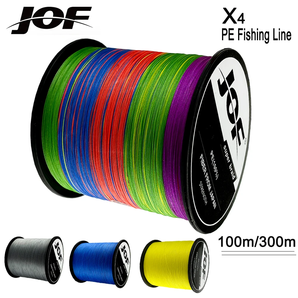 JOF Sedal de Pesca Trenzado 4 Hebras – Multifilamento PE Resistente - imagen 5