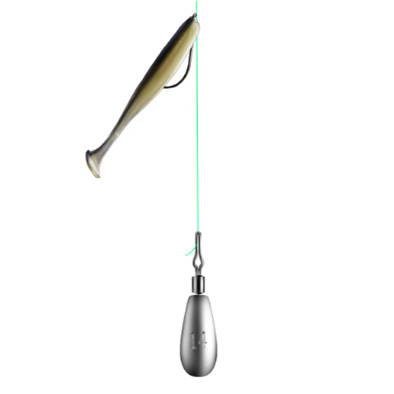 TAKEDO FD04 plomo de peso de pesca de gota libre 3,5g 5g 7g 10g 14g 20g plomo de pesca con accesorios de pesca giratorios para pesca - imagen 3