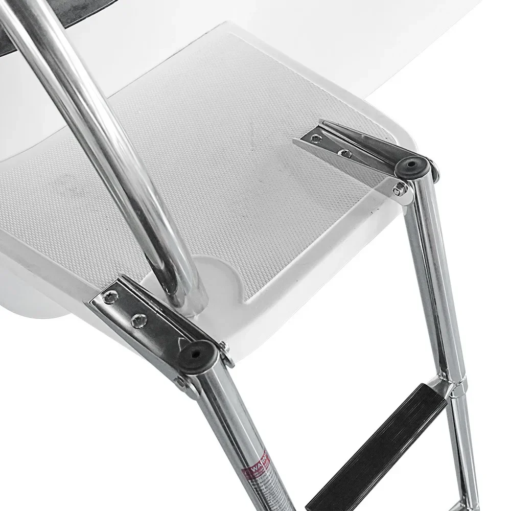 Escalera telescópica de acero inoxidable para barco – Plegable marina - imagen 4