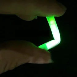 50 Uds (10 bolsas) diámetro: 4,5x37mm flotador de pesca barra de luz que brilla en la oscuridad varita verde iluminación nocturna palo para flotadores de pesca Accesorios