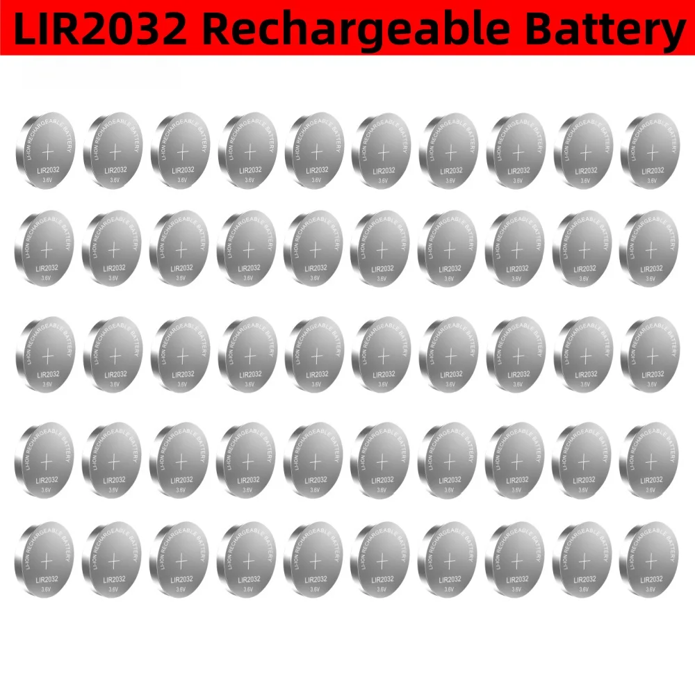 LIR2032 Batería recargable de litio – Reemplaza CR2032 en relojes
