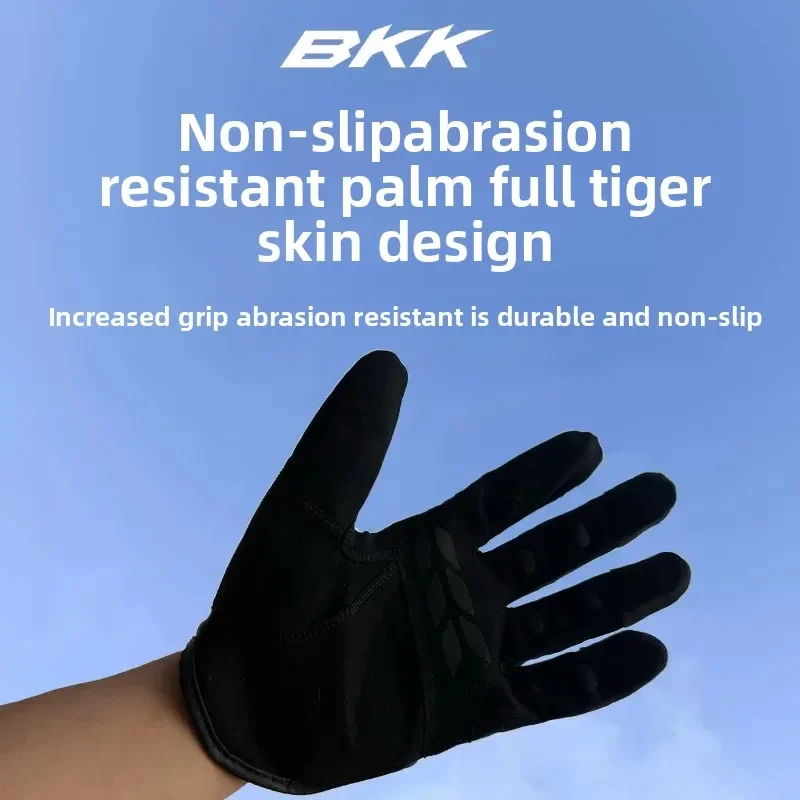 Bkk Guantes de pesca antideslizantes medio dedo señuelo al aire libre transpirable de secado rápido protección solar guantes de equipo de pesca - imagen 4