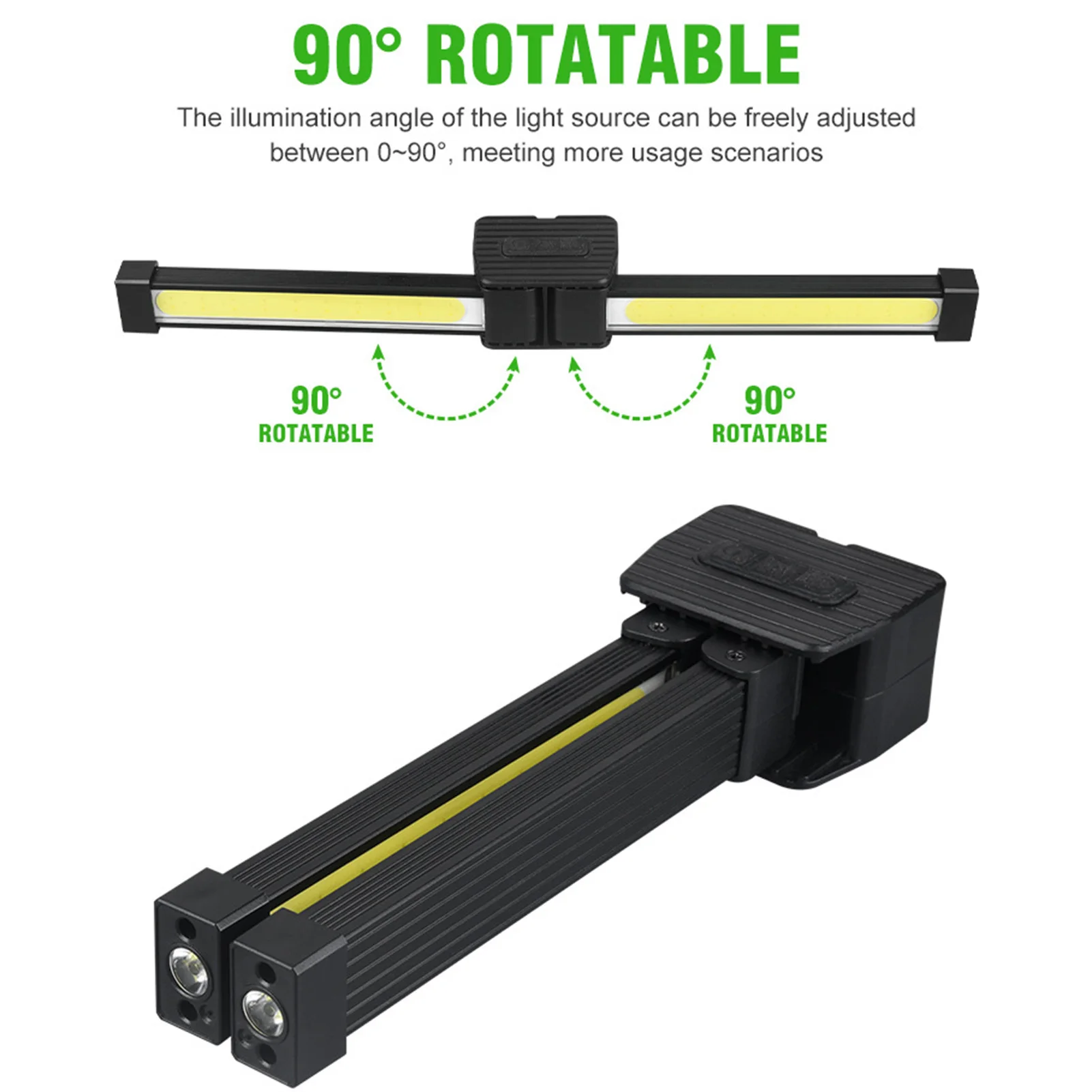 Luz de Camping plegable, linterna fuerte portátil para exteriores, para pesca nocturna, tienda de campaña, supervivencia salvaje, útil luz de reparación de automóviles - imagen 3