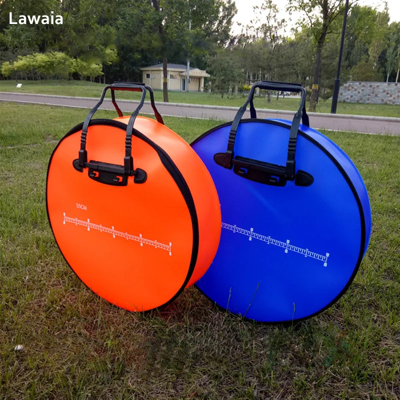 Lawaia bolsa de pesca impermeable de una capa EVA multiusos resistente al desgaste bolsa de almacenamiento de aparejos de pesca paquete más grueso - imagen 2
