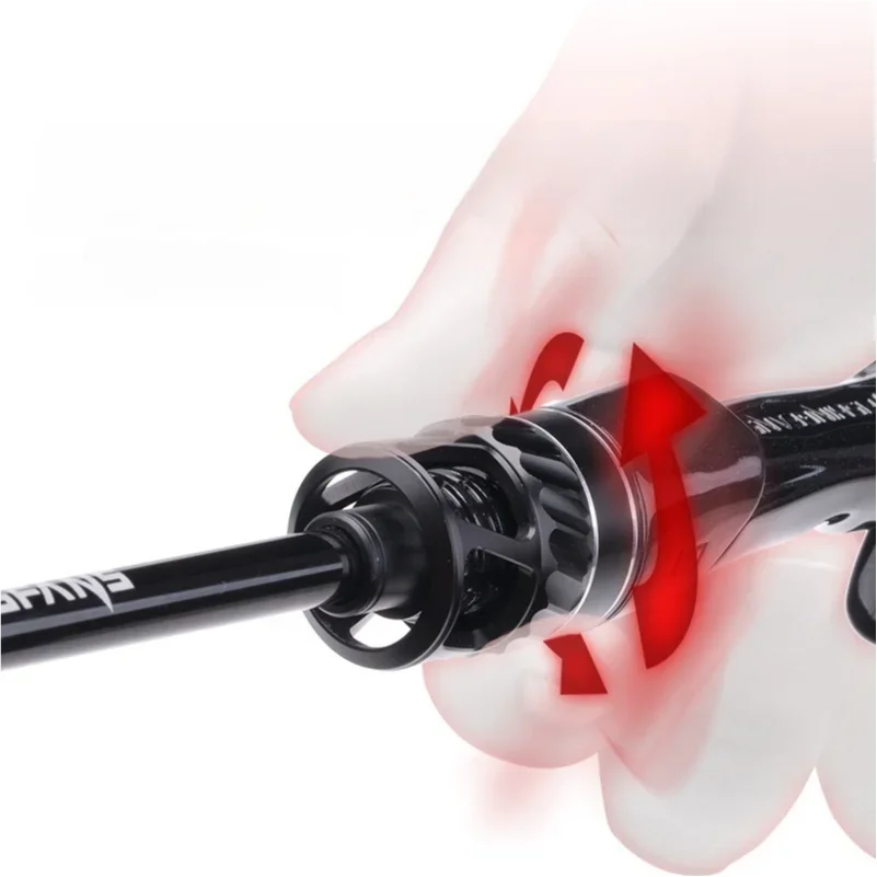 Mavllos OCKA carbono BFS caña de pescar señuelo 1-7g 2-7lb punta sólida UL acción rápida 2 secciones agua salada caña de pescar giratoria - imagen 5