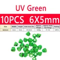 10PCS 6x5mm Green