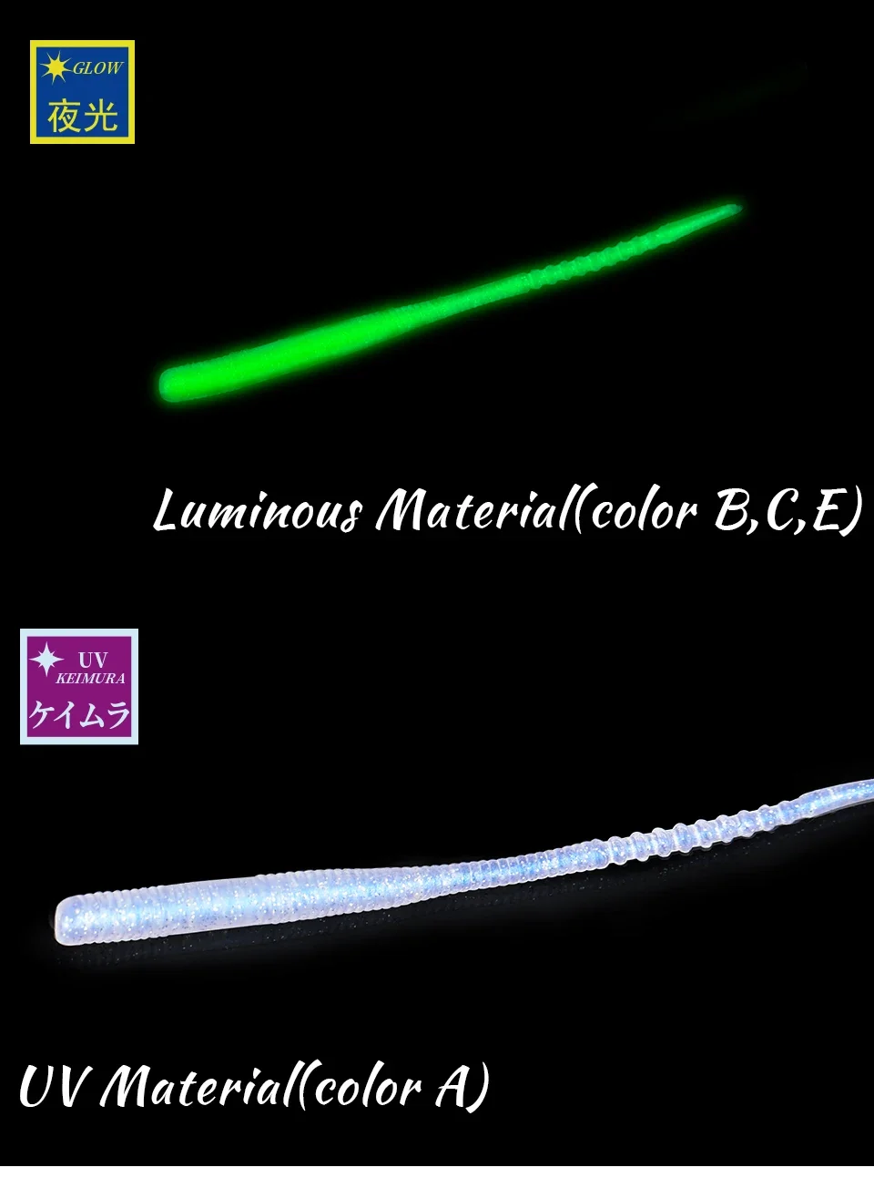 TSURINOYA LURKER Rockfish Swimbait Jig UV Luminoso Señuelo Pesca - imagen 5