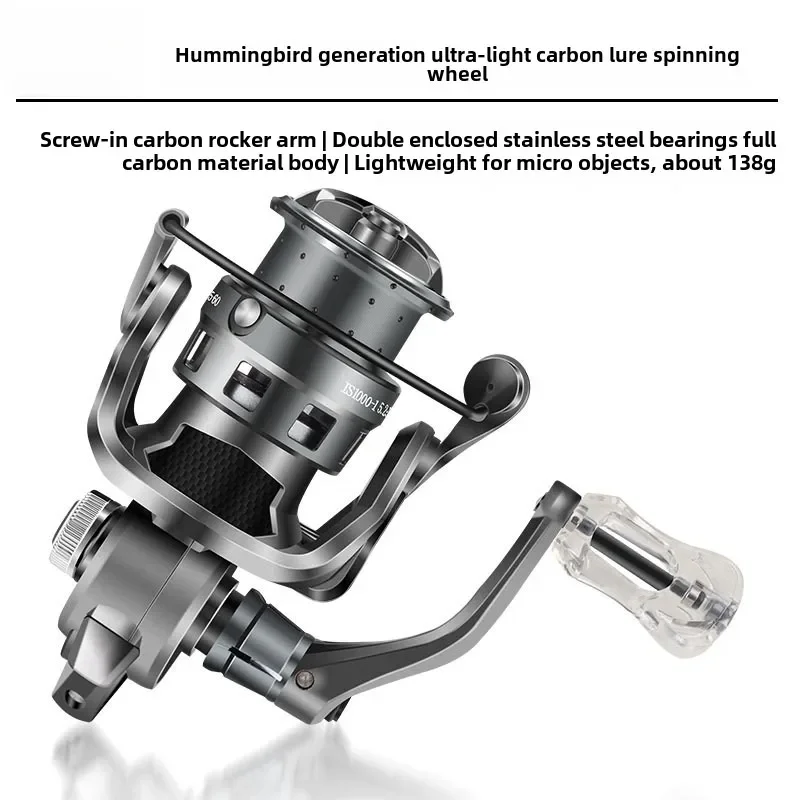 Hunter Fishing King Hummingbird Gen Carrete Carbono Pesca Largo Alcance