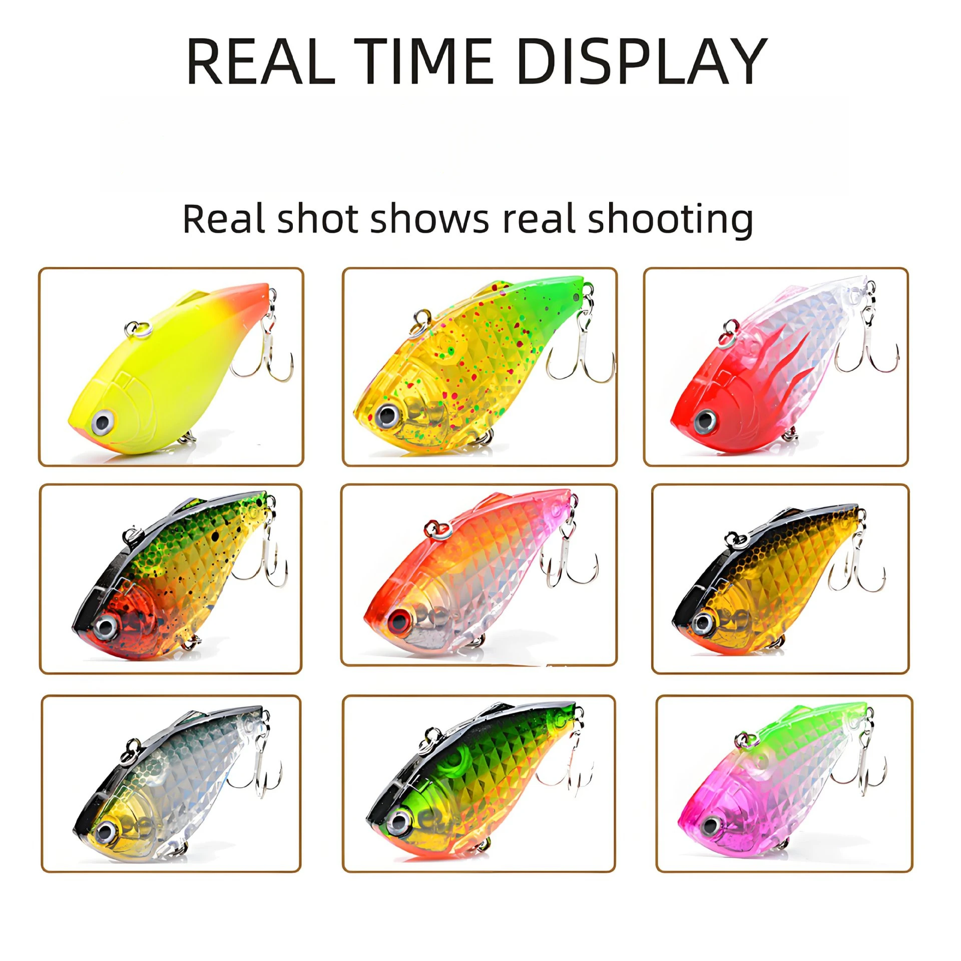 Señuelos de Pesca hundidos VIB, 6cm, 15g, Crankbait sin labios, Wobbler, Jerkbait, cebo duro Artificial para trucha, lubina, equipo de Pesca Isca - imagen 3