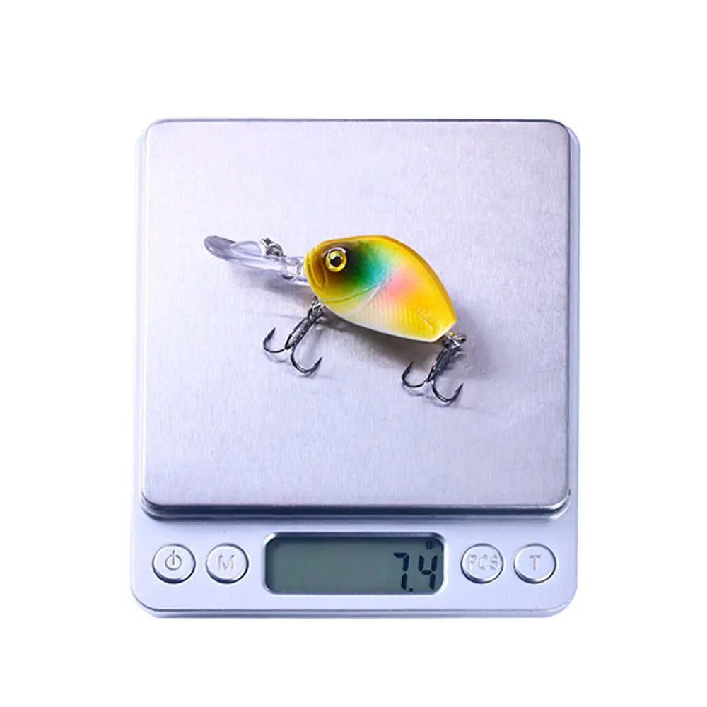 1 Uds 6,5 cm 7,5g señuelo de Pesca con manivela Isca cebo duro Artificial pike carpa Crankbait señuelos wobblers Pesca aparejos de Pesca