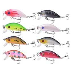 Crankbait Minnow con ojos 3D – Señuelo duro de plástico para pesca