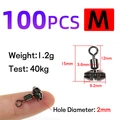M 100pcs