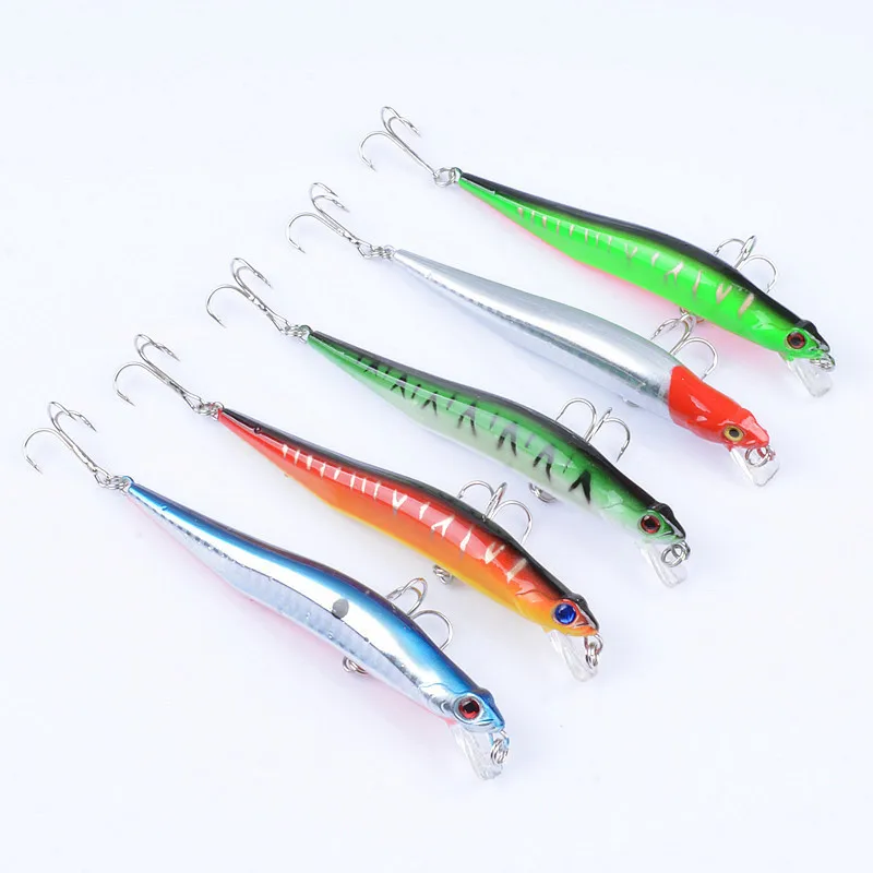 Señuelo de pesca flotante Minnow, aparejos de pesca Wobbler duros, cebo Artificial, Crankbait, Lucio, Carpa, 1 unidad, 10,5 cm/10,8g - imagen 3
