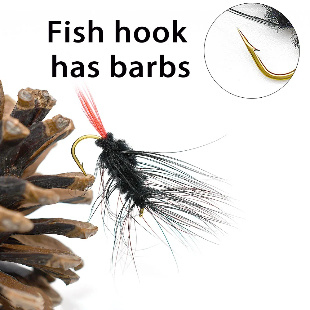 Señuelos artificiales MNFT #10 para pesca con mosca - imagen 3