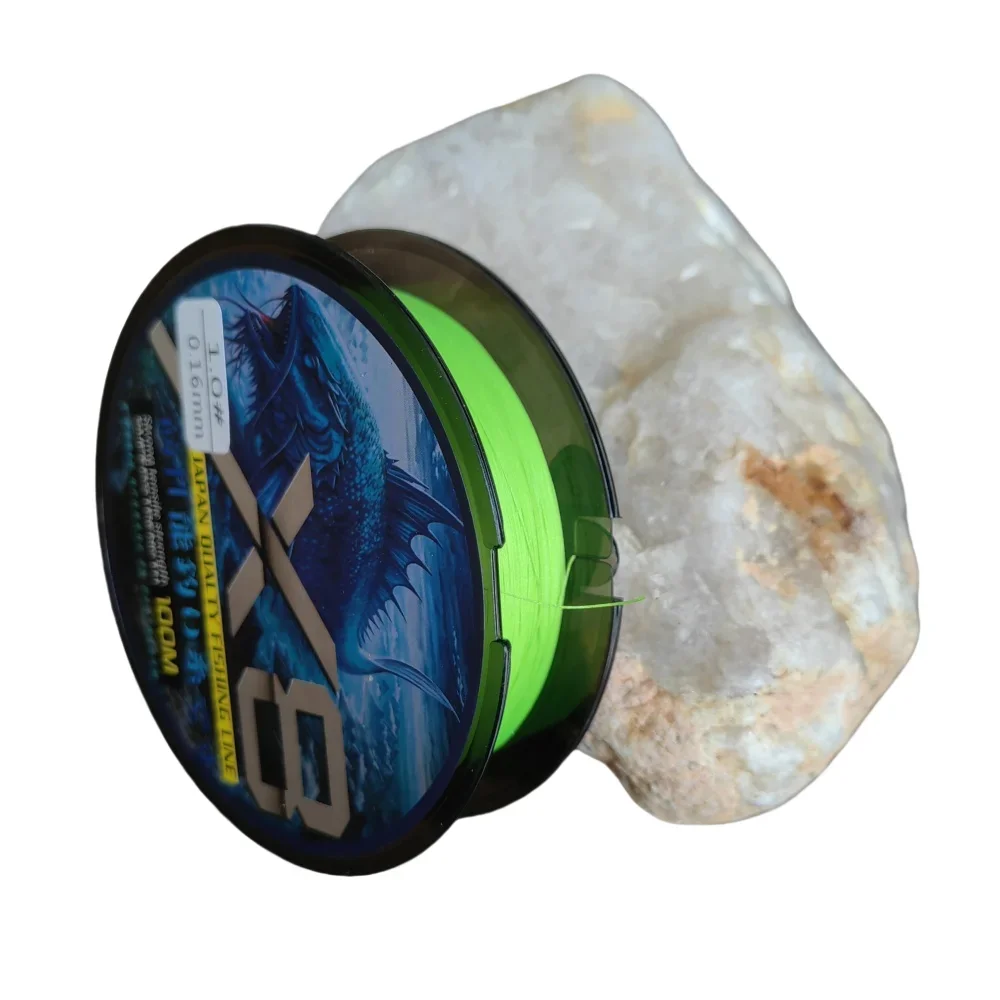 MUKUN 100M 8 teje hilo de pescar de PE fundición ultralarga 8 hebras trenzado línea multifilamento suave 20-100LB - imagen 5