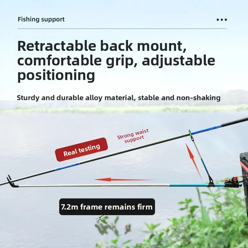 Varilla de fiing de acero inoxidable, soporte para pulsera, plataforma para pistola, soporte para poste de fiing de mano, accesorios para equipos de fiing, cámara para exteriores... - imagen 5