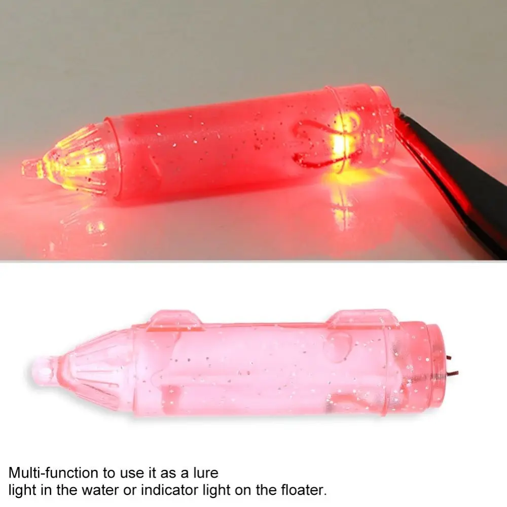 Mini luz LED portátil para pesca, 6cm, 8g, 4 colores, lámpara para pesca submarina, luz impermeable para pesca de calamar, pesca en aguas profundas - imagen 3