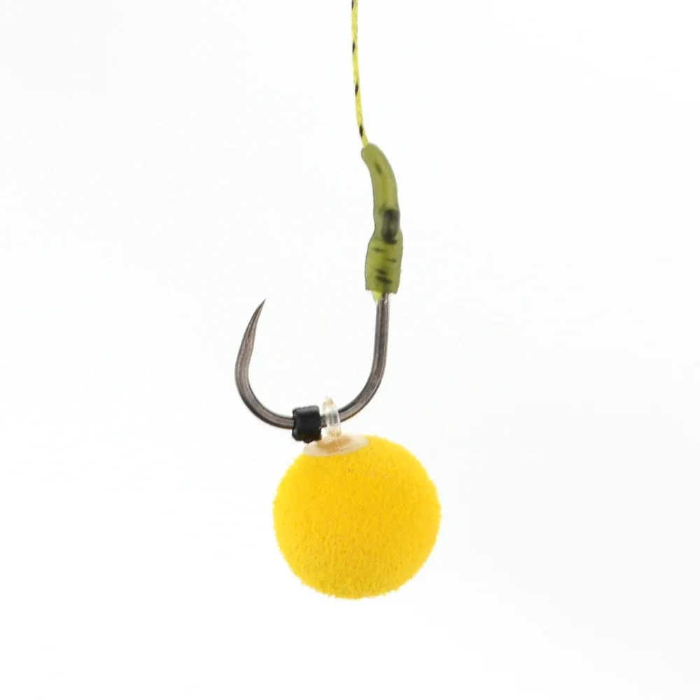 Hirisi 50 Uds revestimiento de PTFE anzuelos sin púas de acero inoxidable con alto contenido de carbono 8002 accesorios de pesca - imagen 5