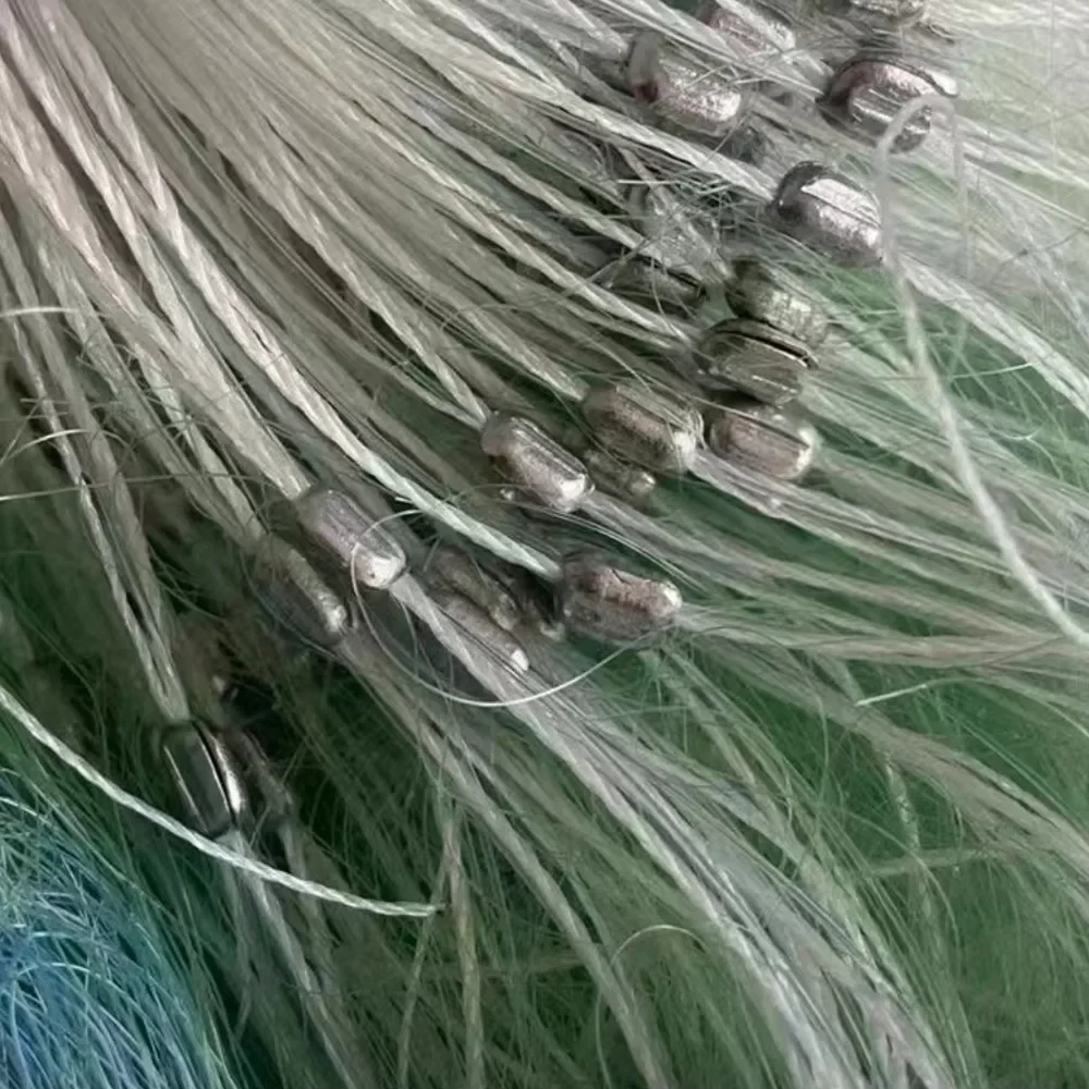 POUI COME DREAM-red de pesca reforzado, red de enmalle de 3 capas, monofilamento de nailon, red de pescado, camarones, Trammel, profundidad 1,5 m-6m, longitud 90m - imagen 4