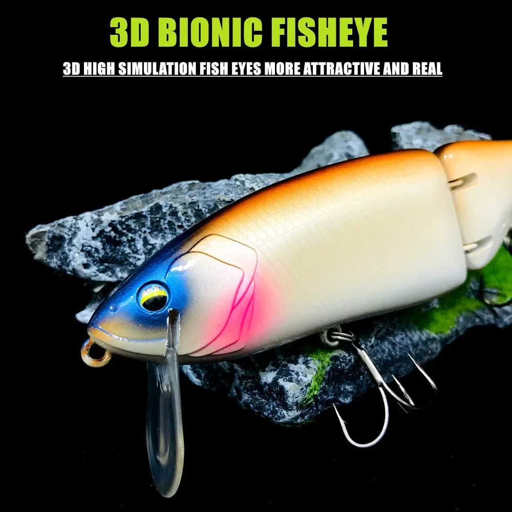 GREENSPIDER Swimbait Articulado Flotante – Señuelo para lubina - imagen 2