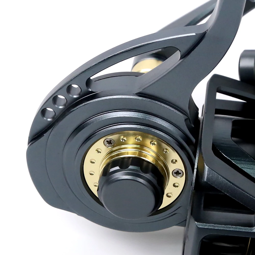 ORJD-carrete giratorio de Metal para pesca en agua salada, accesorio con Ratio de engranaje máximo de 30KG, serie 5000-10000, 12 + 1BB, 4,7: 1, novedad - imagen 5