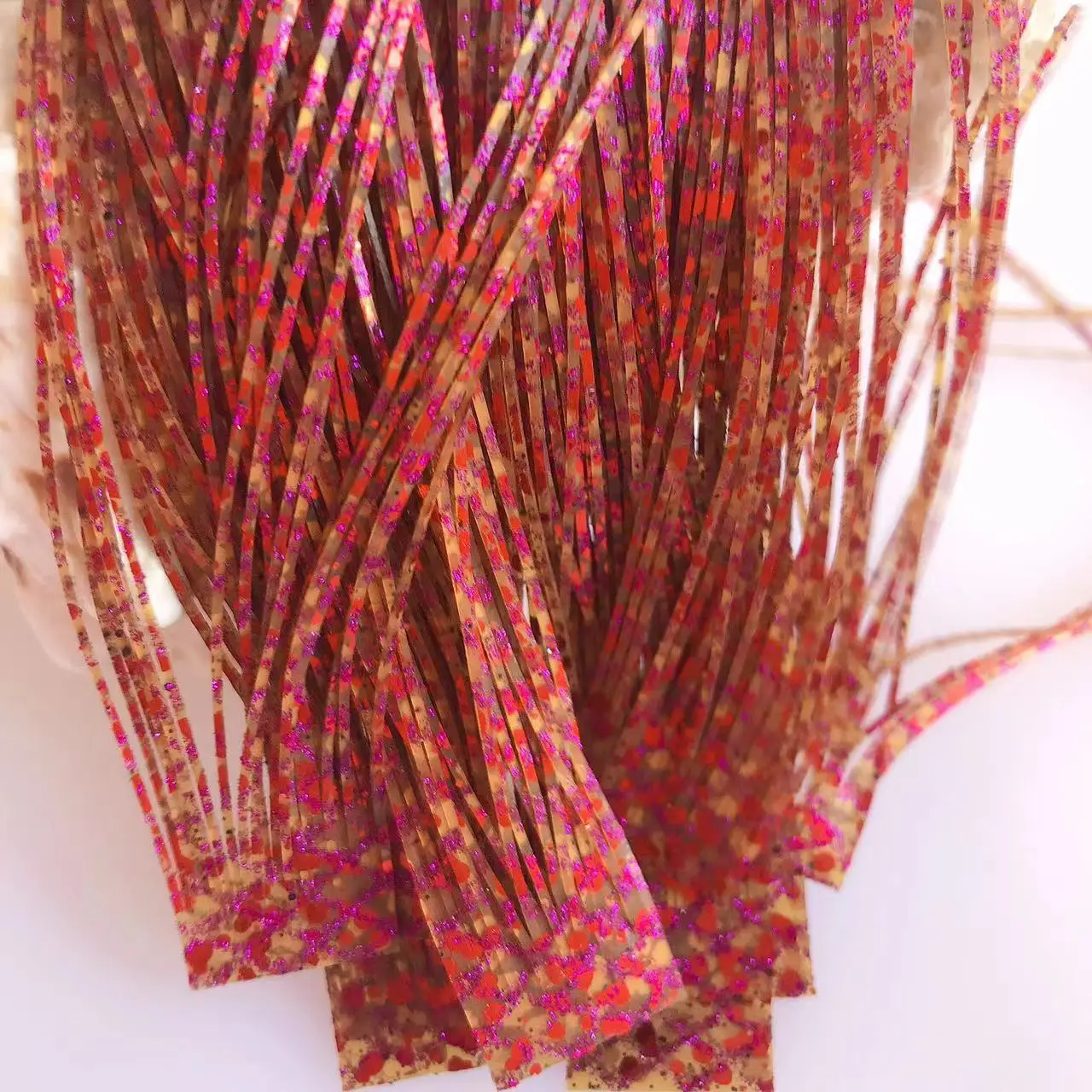 Capas de falda de silicona para señuelo de pesca, Material de falda de silicona para artesanía de aparejos, Spinner DIY, Jigs de goma, Buzzbait 8850-038 - imagen 3