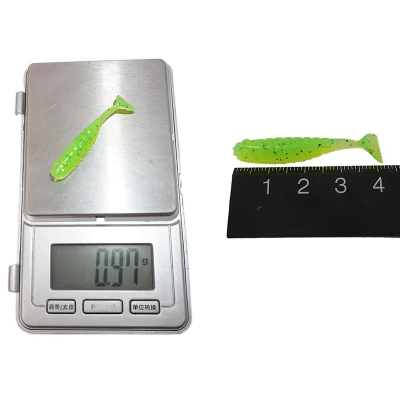 OUTKIT 10 unids/lote Wobblers Rockfishing señuelos blandos cebos blandos de goma 4cm 1g pesca suave gusano cebos artificiales lubina pez de silicona - imagen 5