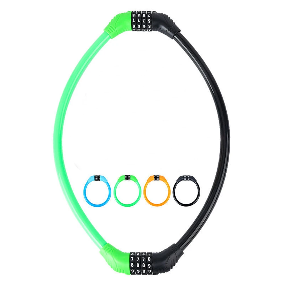 Candado de anillo duradero para ciclismo, accesorios de viaje antirrobo, cerraduras con contraseña, cerradura de código, cerradura de seguridad para bicicleta - imagen 2