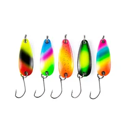Spoon Metallurgy Cucharas de Trucha con Anzuelo Simple