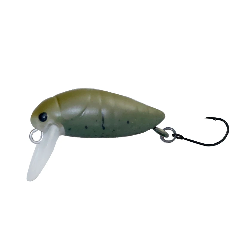 Swolfy-señuelo de pececillo, 12 Uds., 1,6g, 24mm, wobbler flotante, cebos artificiales, Swimbaits Topwater para pesca de trucha y lubina - imagen 2