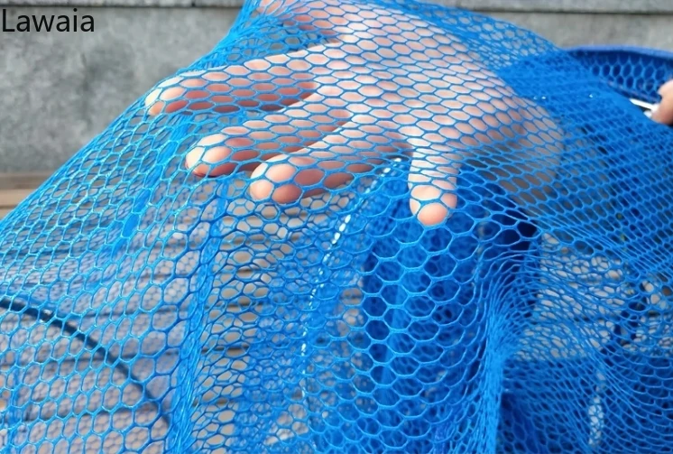 Lawaia red de pesca plegable y multifuncional, bolsa de red de pescado gruesa y de secado rápido para rellenar bolsas de pescado, 2m/3m/4m - imagen 3