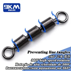 Giratorios de alta velocidad con triple rodamiento acero inox