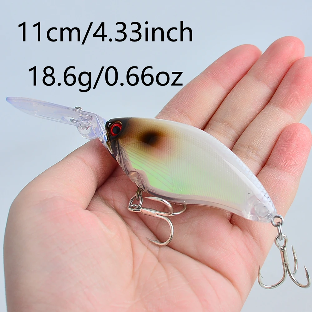 Crankbait Láser para Lubina 11cm – Artificial con Anzuelo Triple - imagen 4